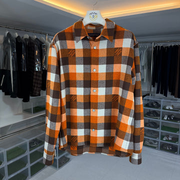 LOUIS VUITTON Flanell Button-Down Langarmhemd 155545165