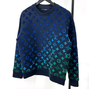 Louis Vuitton Gradient Monogram Patterned Sweatshirt 155547184