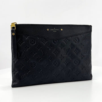 LOUIS VUITTON Monogram Clutch Bag Schwarz (m62937) 155547191