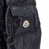 MONCLER Hochglanz Nylon Daunenjacke mit Kapuze in Navy 12345 155547526 [P]
