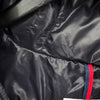 MONCLER Hochglanz Nylon Daunenjacke mit Kapuze in Navy 12345 155547526 [P]