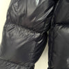 MONCLER Hochglanz Nylon Daunenjacke mit Kapuze in Navy 12345 155547526 [P]