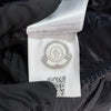 MONCLER Hochglanz Nylon Daunenjacke mit Kapuze in Navy 12345 155547526 [P]