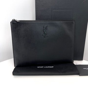 SAINT LAURENT Monogram Clutch Bag Schwarz (453249) 155547619
