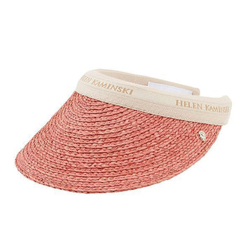 HELEN KAMINSKI ビアンカ ナチュラル ロゴ バイザー 女性サンキャップ HAT50265 87770599