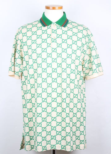 Gucci Embroidered GG Logo PK Short Sleeve Polo M(100 105) 155553775