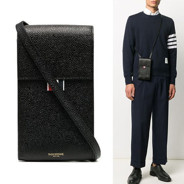 THOM BROWNE ホルダー付きクロスボディバッグ 33223905