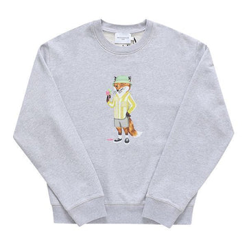 Maison Kitsune Olympia Le-Tan Dressed Fox Print Men’s Sweatshirt H120 KM00331KM0001 51578394