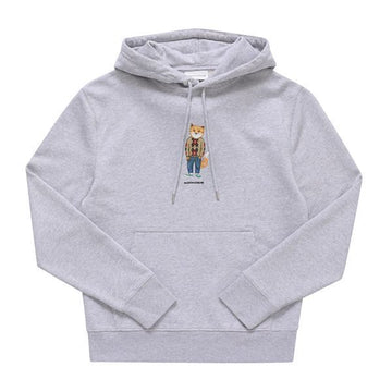 Maison Kitsune Hooded Dressed Fox Print Men's Hoodie LM00304KM0001 H120 60431266