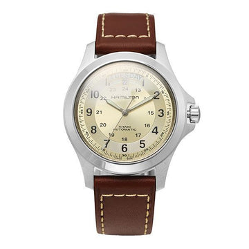Hamilton Watch H64455523 Khaki Field King Men's Leather Watch 75658538