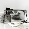 Prada Brushed Silver Leather Crossbody Bag 155553797 [P]