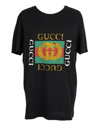 Gucci Vintage Box Logo Short Sleeve T-Shirt Black S 155554386