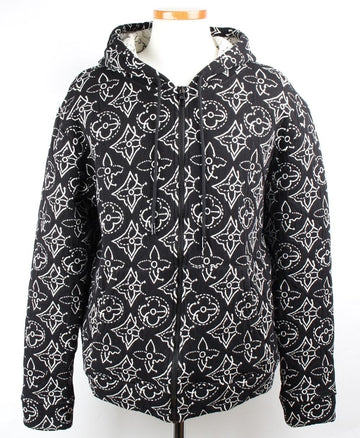 LOUIS VUITTON モノグラムフラワーフードジャケット XL 155554401