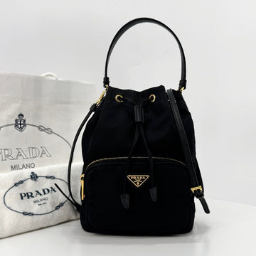 Prada Nylon Bucket Bag Black (1BH038) 155554579