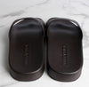 BOTTEGA VENETA Matte Gummi Slide Slipper Braun 40(250) 155570894 [P]