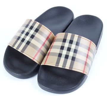 BURBERRY チェックスライドサンダル 37(240) 155576388
