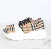 BURBERRY チェック柄ベルクロスニーカー 38(250) 155576411 [P]