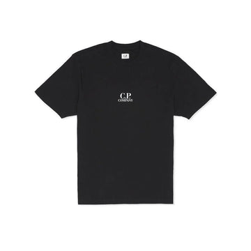 CP COMPANY CP 25FW Logo Druck T-Shirt Schwarz 19CMTS106A 006586W 999 149517303