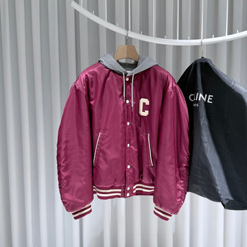 CELINE (A+/50) / オーバサイズフードテディナイロンボンバージャケット 155579300