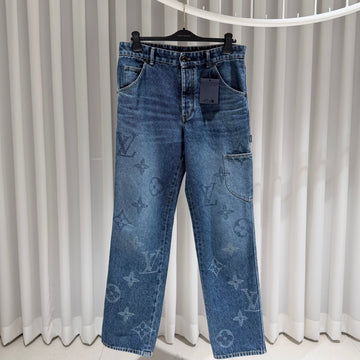 LOUIS VUITTON デニム ワークウェア パンツ 32 155579308