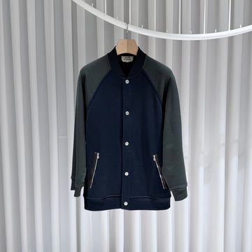 Hermes Color Block Teddy Varsity Jumper 155579576