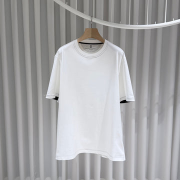 BRUNELLO CUCINELLI コットン クルーネック Tシャツ (XXL) 新品 155579616