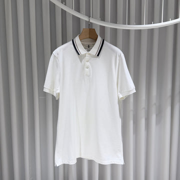BRUNELLO CUCINELLI Polo-Shirt mit Kragen, kurzärmelig, 2XL 155579620