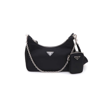 Prada Reedition Tessuto Multi Hobo Shoulder Bag and Crossbody Bag 1BH204 kk36957782 155584345