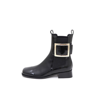 Roger Vivier Metal Buckle Chelsea Boots kk37185417 155584416