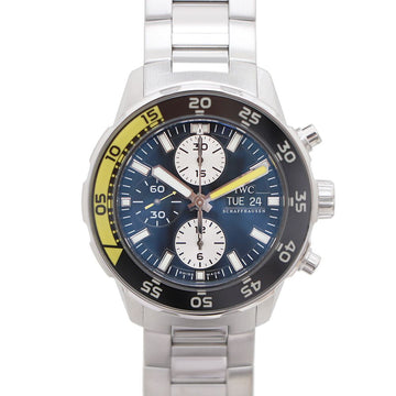 PRE-OWNED IWC アクアタイマー クロノグラフ スチール メンズウォッチ 72102687 155584476