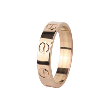 Cartier Mini Love Ring in Pink Gold Size 47 37001 155584837