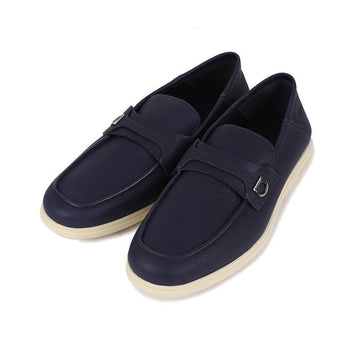 SALVATORE FERRAGAMO オーナメント メンズ ローファー DRAME BLUE 768456 91542388