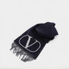 Valentino Logo Wool Cashmere Scarf 155587453 [P]