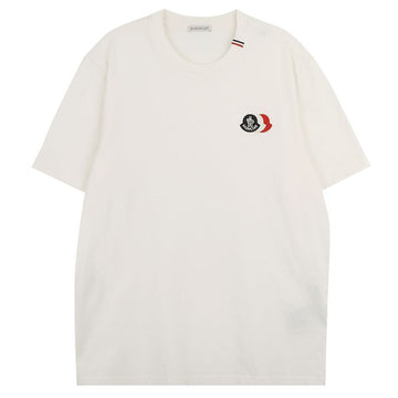 MONCLER 3色刺繍ロゴコットンTシャツ 155437041