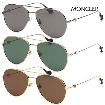 MONCLER モンクレール サングラス ML0153K ボーイング メタル テ オーバーフィット ツーブリッジ 名品 アジアンフィット メタルテ 123681907