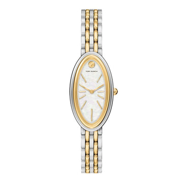Tory Burch (The Oval) Mother of Pearl Women's Metal Watch 155592620
