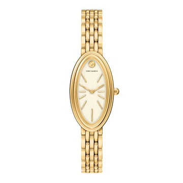 TORY BURCH Damen Metallarmbanduhr Oval 155592621