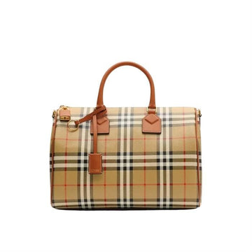 BURBERRY チェック柄ボウリングバッグ 155593617