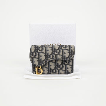 Dior S5611CTZQ Saddle Flap Card Wallet 155303239