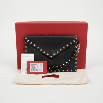 Valentino Rockstud Envelope Strap Clutch 155304268