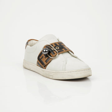 Fendi FF Logo Buckle Sneakers 37 155383445