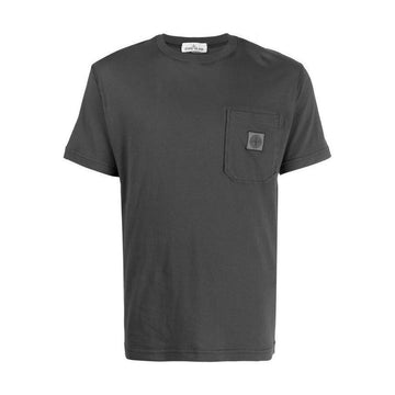 STONE ISLAND ポケットTシャツ チャコール 761521957 V0065 31933788