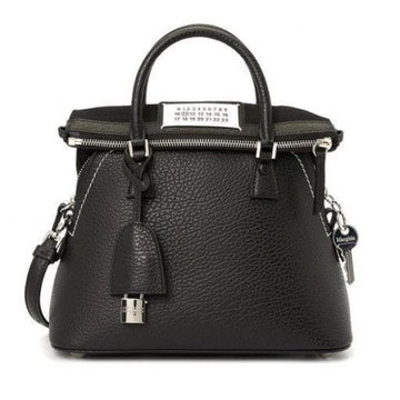 MAISON MARGIELA 5AC スモール トートバッグ ブラック stamp: S56WG0082 P4455 T8013 54064867