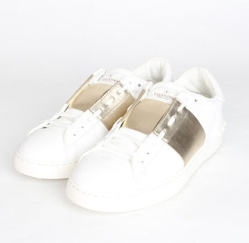 VALENTINO ヒドンオープン ロックスタッズ スニーカー ゴールド 40.5(255) 155610544