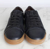 Salvatore Ferragamo Gancini Leather Sneakers Black 9(280) 155611964 [P]