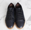 Salvatore Ferragamo Gancini Leather Sneakers Black 9(280) 155611964 [P]