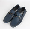 SALVATORE FERRAGAMO レザー ローファー ネイビー 9(280) 155611992 [P]
