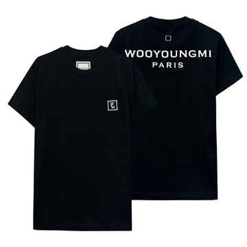 WOOYOUNGMI Damen T-Shirt mit schwarzem Rückenlogo 155615732