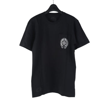 CHROME HEARTS Pferdehuf-Logo Pocket T-Shirt Gr. S B7253-4 155616204