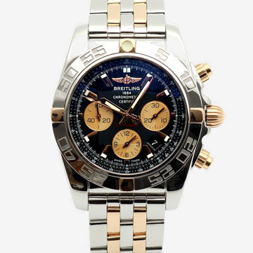 BREITLING クロノマット B01 ゴールデンウィング 44 コンビ IB0110 メンズウォッチ 2011年保証書付き ボックス 155616897